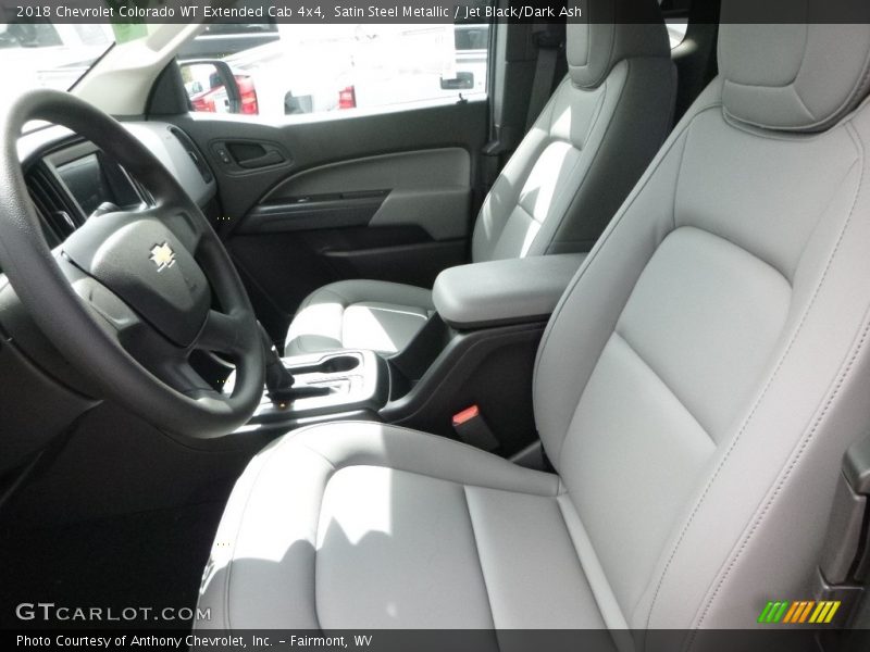 Satin Steel Metallic / Jet Black/Dark Ash 2018 Chevrolet Colorado WT Extended Cab 4x4