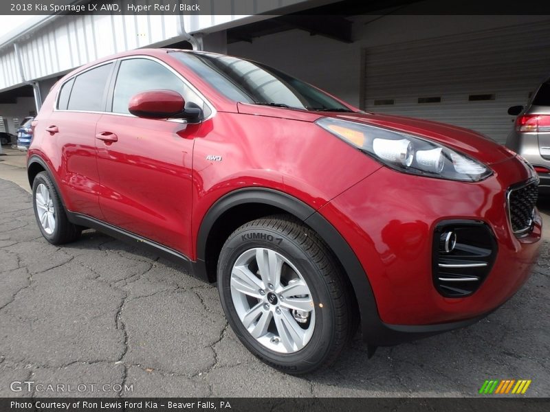 Front 3/4 View of 2018 Sportage LX AWD