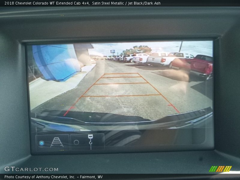 Satin Steel Metallic / Jet Black/Dark Ash 2018 Chevrolet Colorado WT Extended Cab 4x4