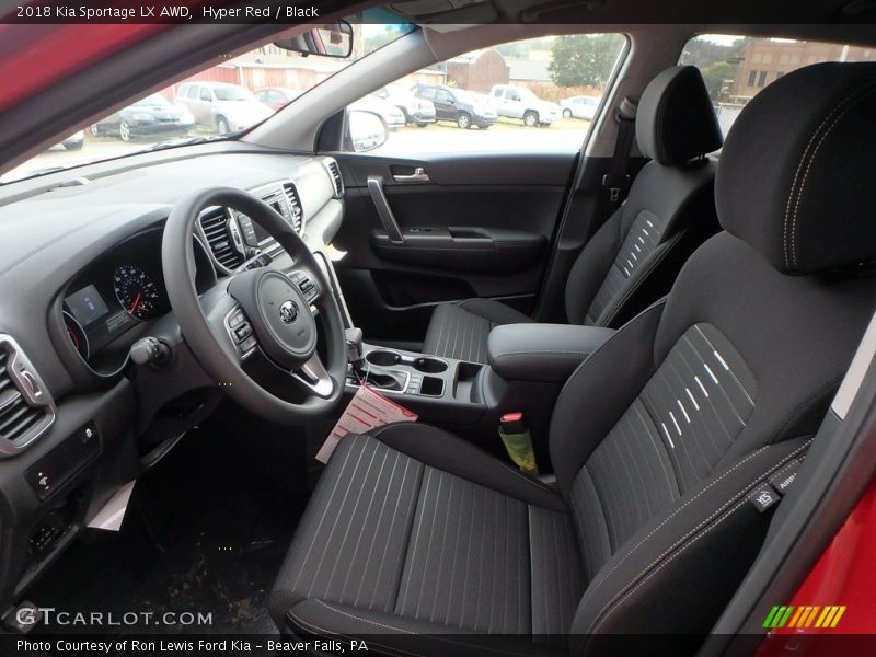 Hyper Red / Black 2018 Kia Sportage LX AWD