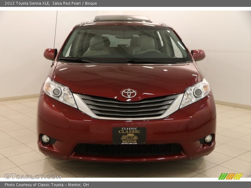 Salsa Red Pearl / Bisque 2013 Toyota Sienna XLE