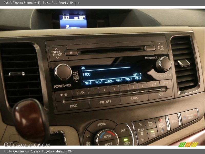 Salsa Red Pearl / Bisque 2013 Toyota Sienna XLE
