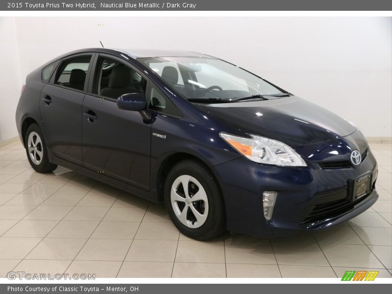 Nautical Blue Metallic / Dark Gray 2015 Toyota Prius Two Hybrid
