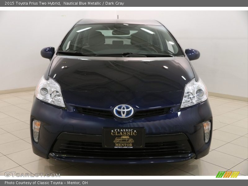 Nautical Blue Metallic / Dark Gray 2015 Toyota Prius Two Hybrid