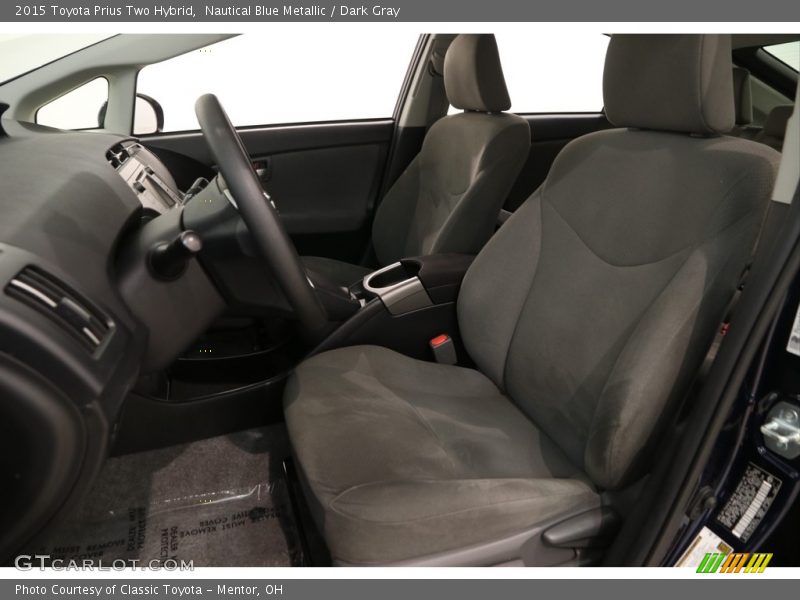Nautical Blue Metallic / Dark Gray 2015 Toyota Prius Two Hybrid