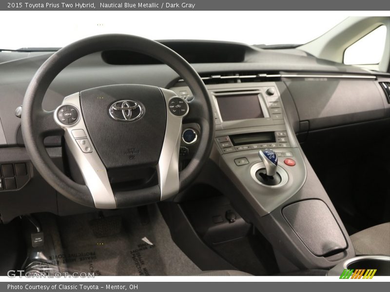Nautical Blue Metallic / Dark Gray 2015 Toyota Prius Two Hybrid