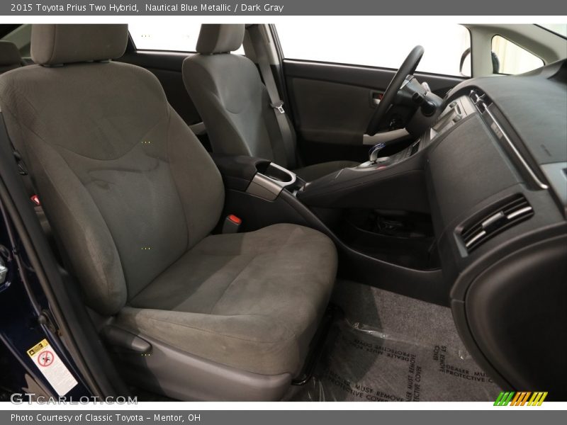 Nautical Blue Metallic / Dark Gray 2015 Toyota Prius Two Hybrid