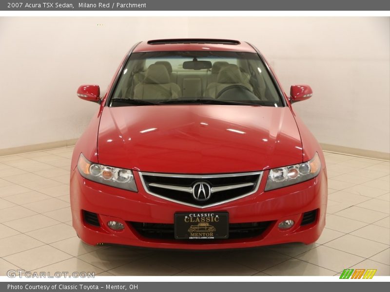 Milano Red / Parchment 2007 Acura TSX Sedan