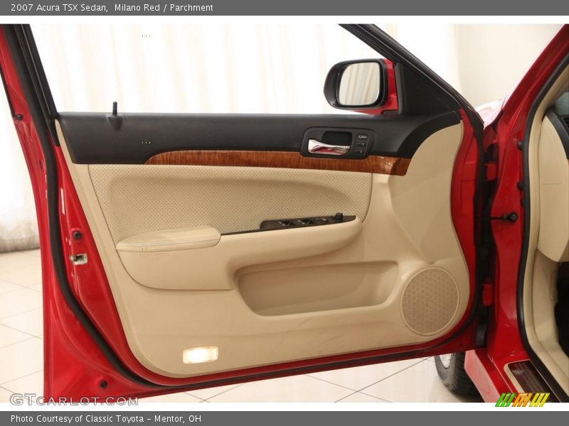 Milano Red / Parchment 2007 Acura TSX Sedan