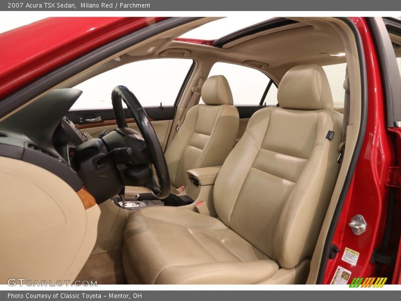 Milano Red / Parchment 2007 Acura TSX Sedan