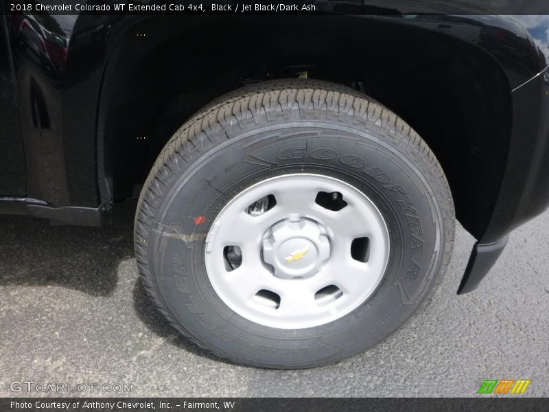 Black / Jet Black/Dark Ash 2018 Chevrolet Colorado WT Extended Cab 4x4