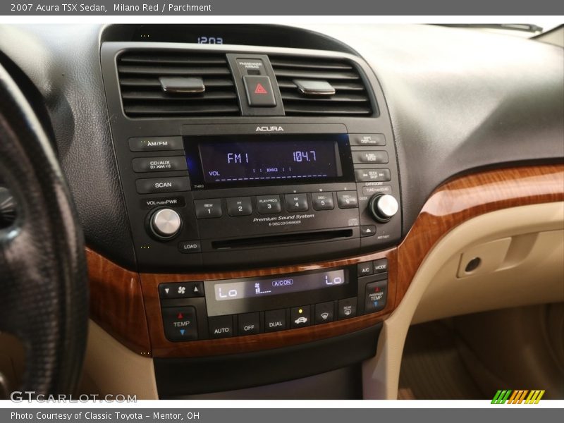 Milano Red / Parchment 2007 Acura TSX Sedan
