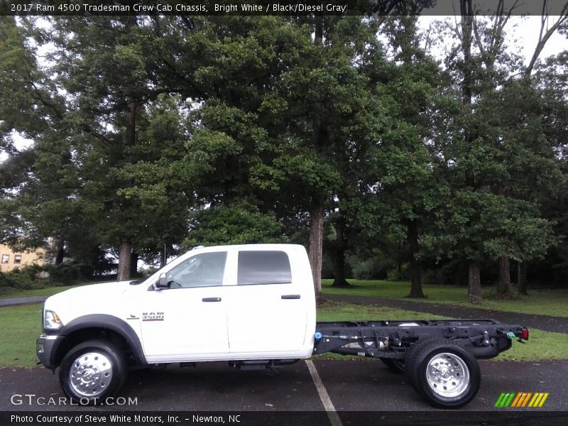 Bright White / Black/Diesel Gray 2017 Ram 4500 Tradesman Crew Cab Chassis