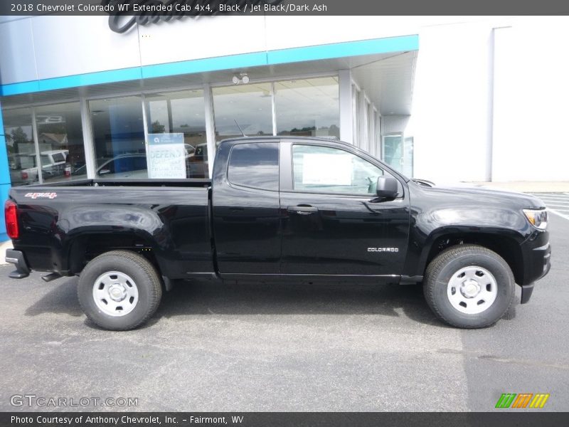 Black / Jet Black/Dark Ash 2018 Chevrolet Colorado WT Extended Cab 4x4