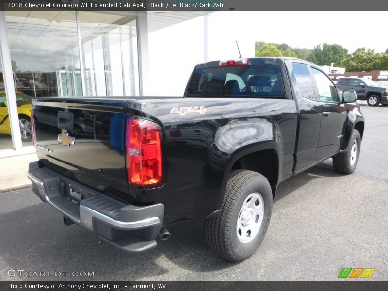 Black / Jet Black/Dark Ash 2018 Chevrolet Colorado WT Extended Cab 4x4