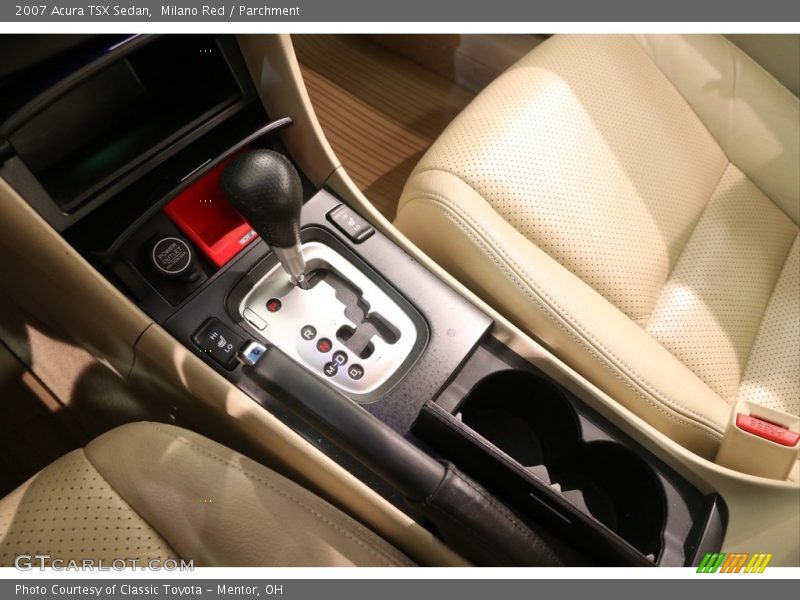 Milano Red / Parchment 2007 Acura TSX Sedan