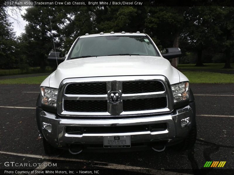 Bright White / Black/Diesel Gray 2017 Ram 4500 Tradesman Crew Cab Chassis