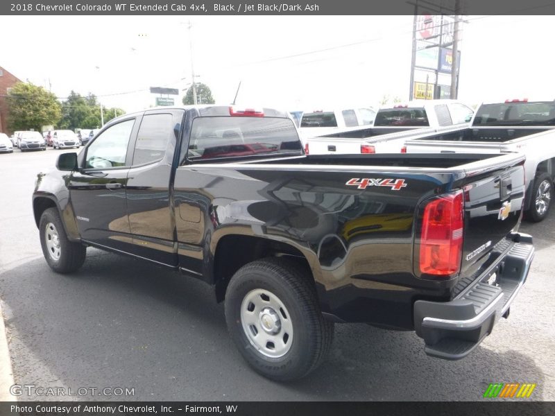 Black / Jet Black/Dark Ash 2018 Chevrolet Colorado WT Extended Cab 4x4