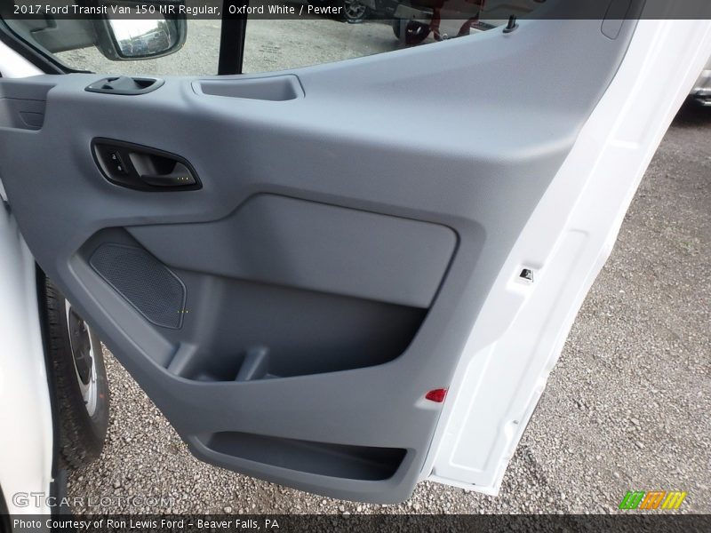 Oxford White / Pewter 2017 Ford Transit Van 150 MR Regular