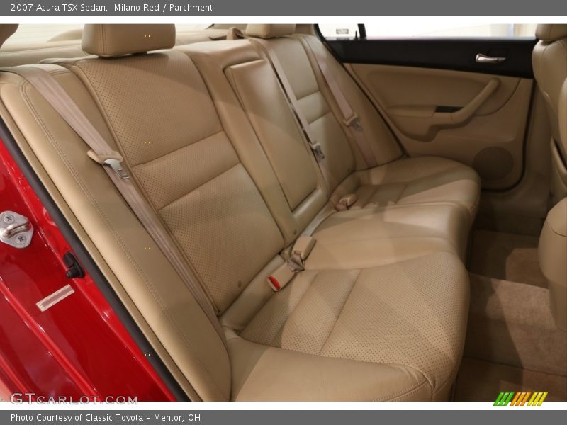 Milano Red / Parchment 2007 Acura TSX Sedan