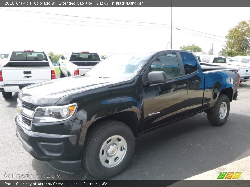 Black / Jet Black/Dark Ash 2018 Chevrolet Colorado WT Extended Cab 4x4