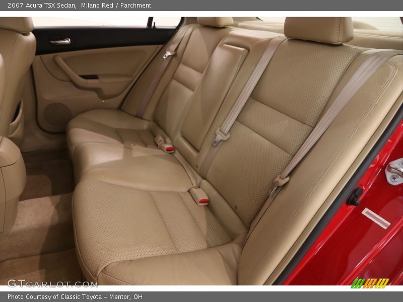 Milano Red / Parchment 2007 Acura TSX Sedan