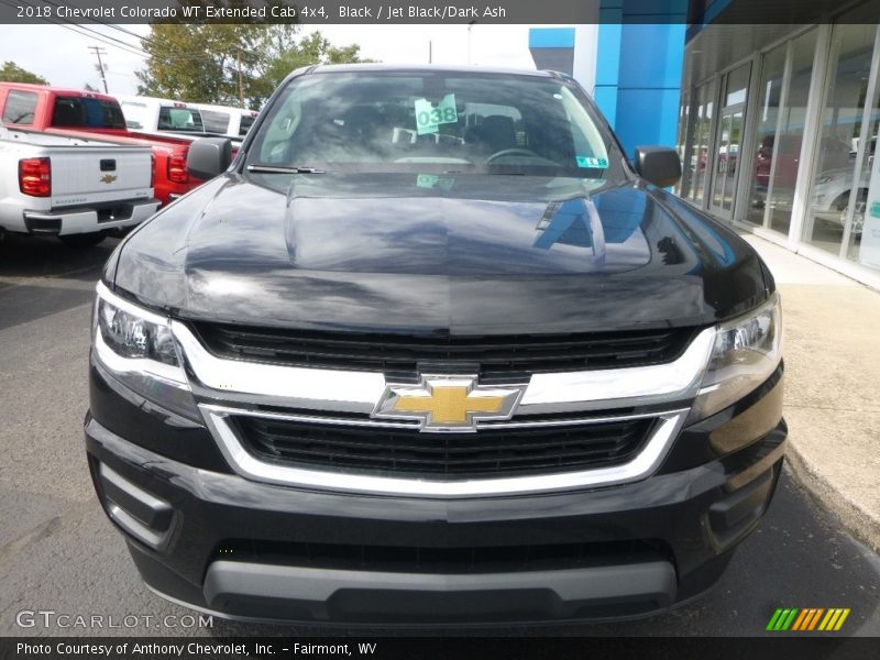 Black / Jet Black/Dark Ash 2018 Chevrolet Colorado WT Extended Cab 4x4