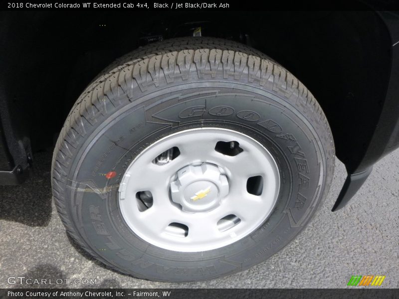 Black / Jet Black/Dark Ash 2018 Chevrolet Colorado WT Extended Cab 4x4