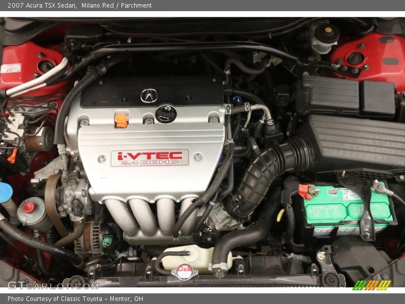 Milano Red / Parchment 2007 Acura TSX Sedan