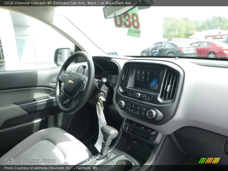 Black / Jet Black/Dark Ash 2018 Chevrolet Colorado WT Extended Cab 4x4