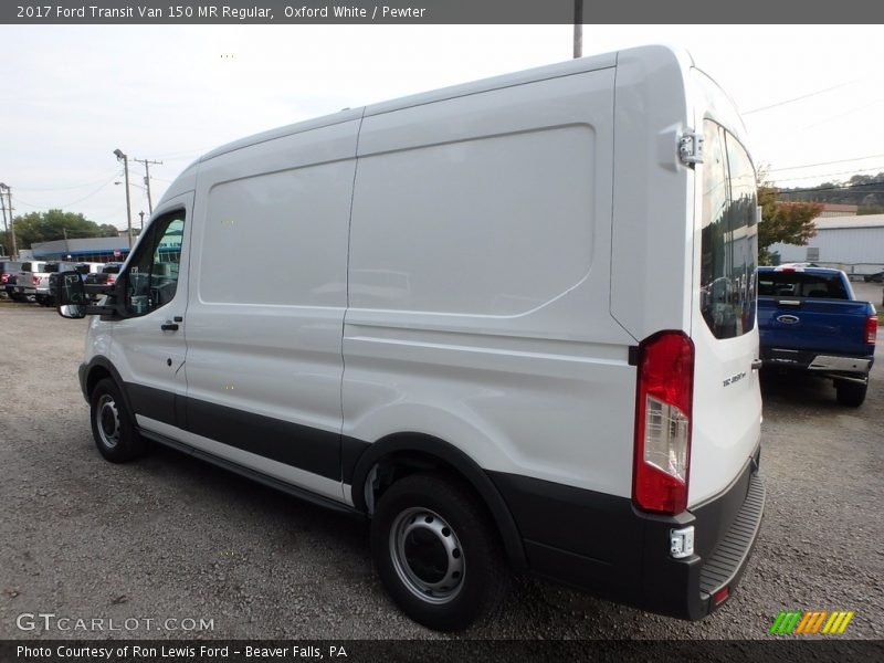 Oxford White / Pewter 2017 Ford Transit Van 150 MR Regular