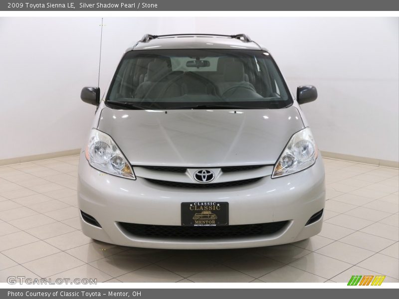 Silver Shadow Pearl / Stone 2009 Toyota Sienna LE