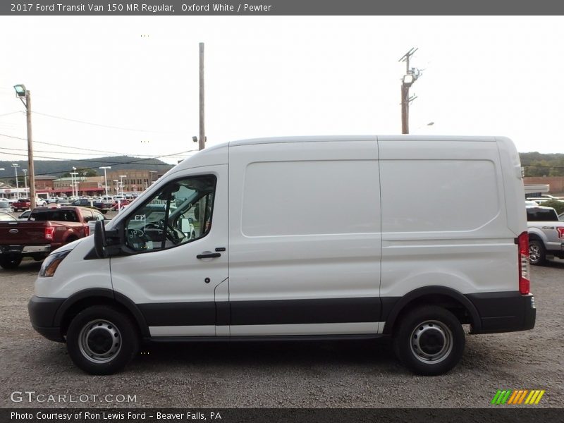 Oxford White / Pewter 2017 Ford Transit Van 150 MR Regular