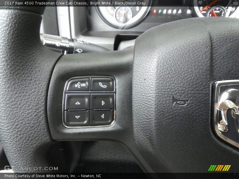 Bright White / Black/Diesel Gray 2017 Ram 4500 Tradesman Crew Cab Chassis