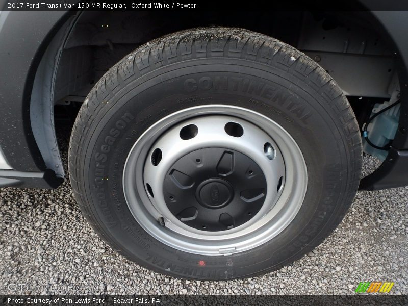 Oxford White / Pewter 2017 Ford Transit Van 150 MR Regular