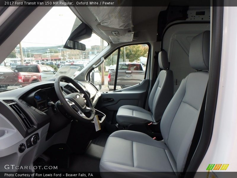 Oxford White / Pewter 2017 Ford Transit Van 150 MR Regular