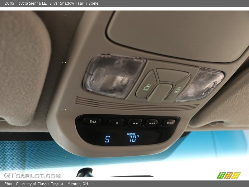 Silver Shadow Pearl / Stone 2009 Toyota Sienna LE