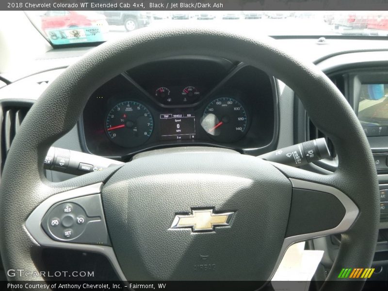 Black / Jet Black/Dark Ash 2018 Chevrolet Colorado WT Extended Cab 4x4