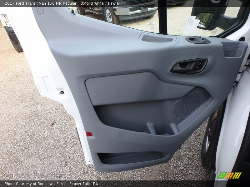 Oxford White / Pewter 2017 Ford Transit Van 150 MR Regular