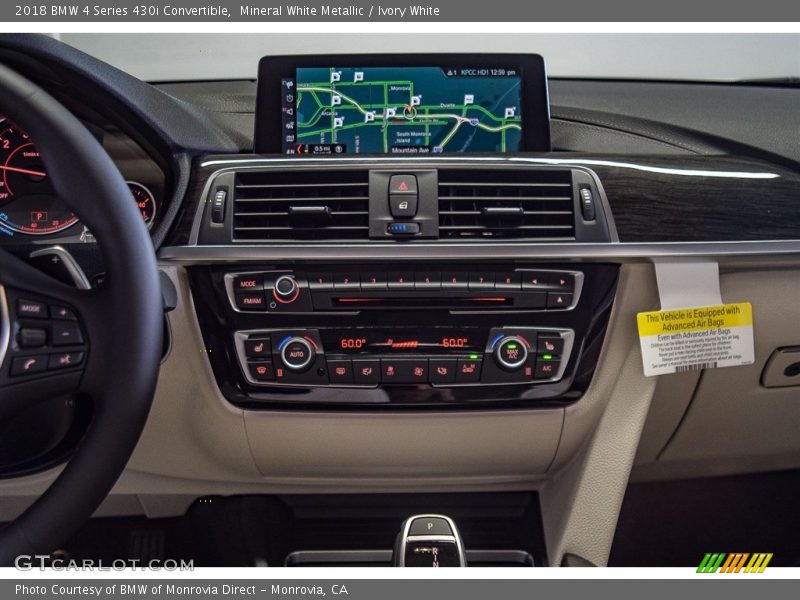Controls of 2018 4 Series 430i Convertible