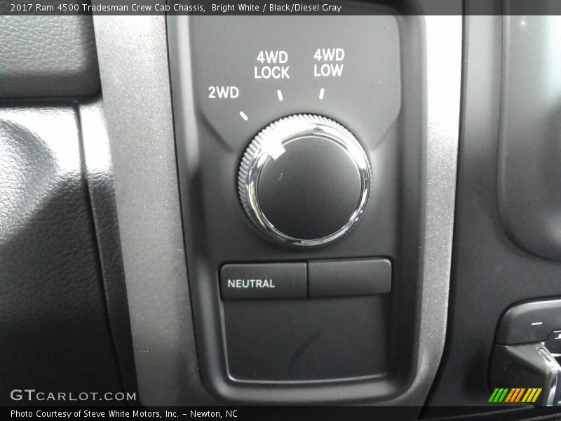 Bright White / Black/Diesel Gray 2017 Ram 4500 Tradesman Crew Cab Chassis