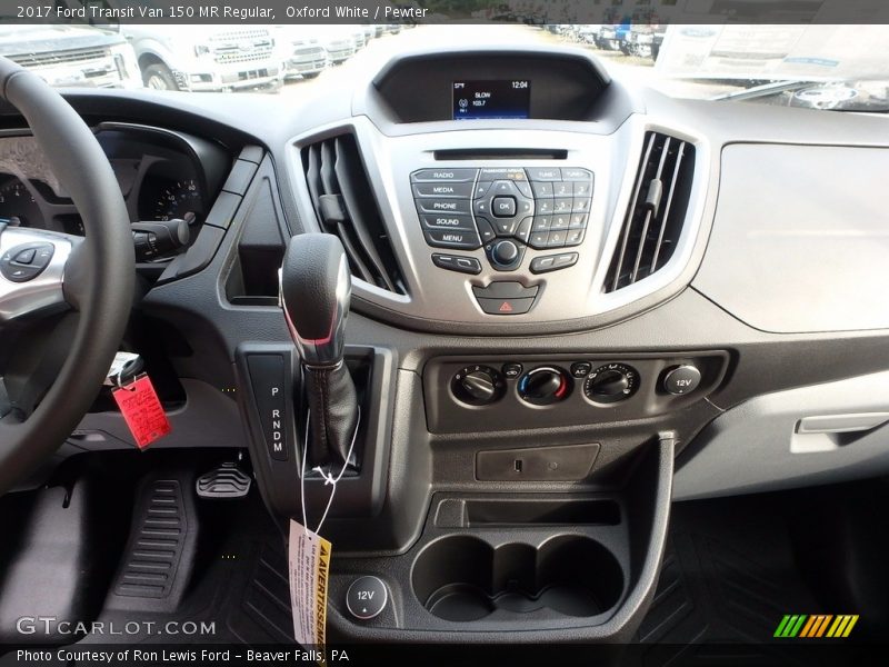Oxford White / Pewter 2017 Ford Transit Van 150 MR Regular