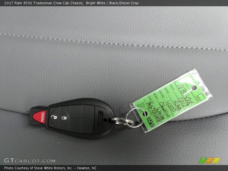 Bright White / Black/Diesel Gray 2017 Ram 4500 Tradesman Crew Cab Chassis