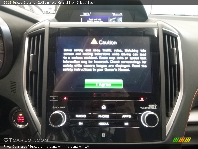 Crystal Black Silica / Black 2018 Subaru Crosstrek 2.0i Limited