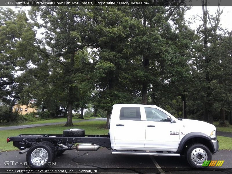 Bright White / Black/Diesel Gray 2017 Ram 4500 Tradesman Crew Cab 4x4 Chassis