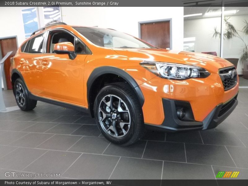 Sunshine Orange / Gray 2018 Subaru Crosstrek 2.0i Premium