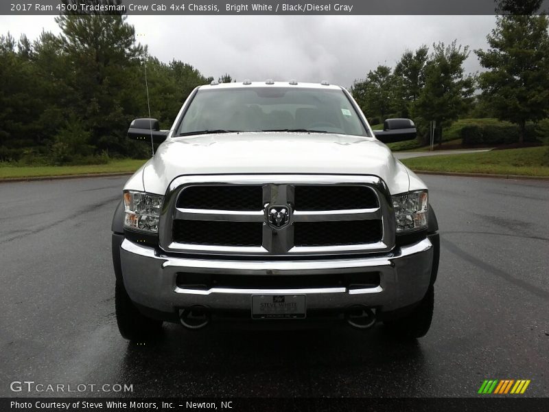 Bright White / Black/Diesel Gray 2017 Ram 4500 Tradesman Crew Cab 4x4 Chassis