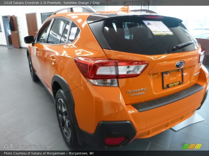 Sunshine Orange / Gray 2018 Subaru Crosstrek 2.0i Premium