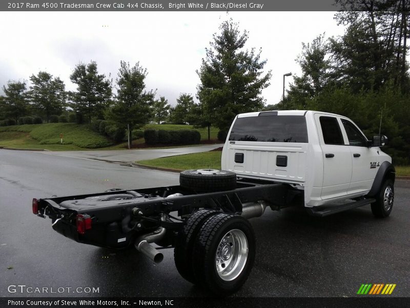 Bright White / Black/Diesel Gray 2017 Ram 4500 Tradesman Crew Cab 4x4 Chassis
