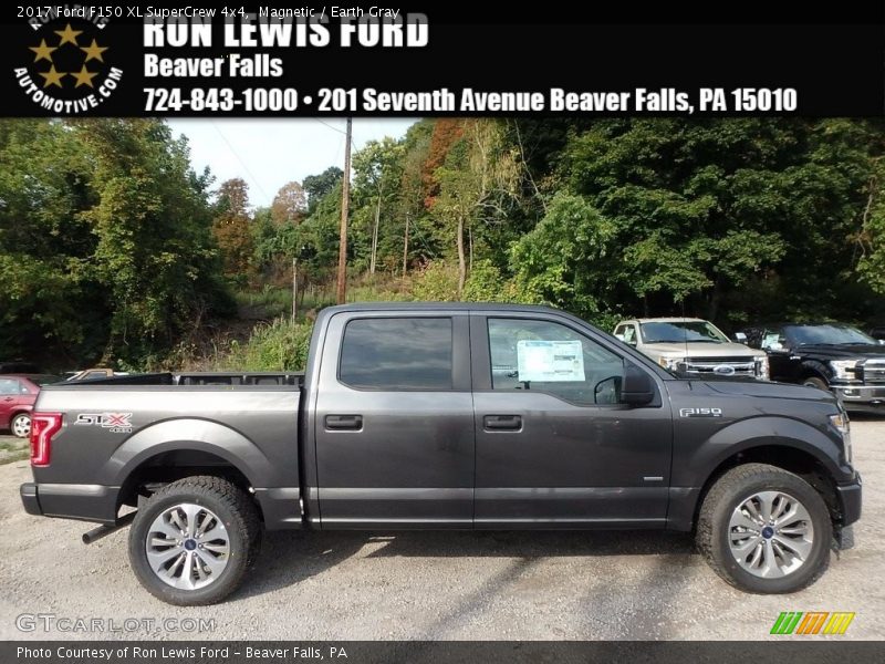 Magnetic / Earth Gray 2017 Ford F150 XL SuperCrew 4x4